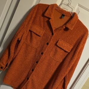 Wild Fable Rust Textured Shirt
